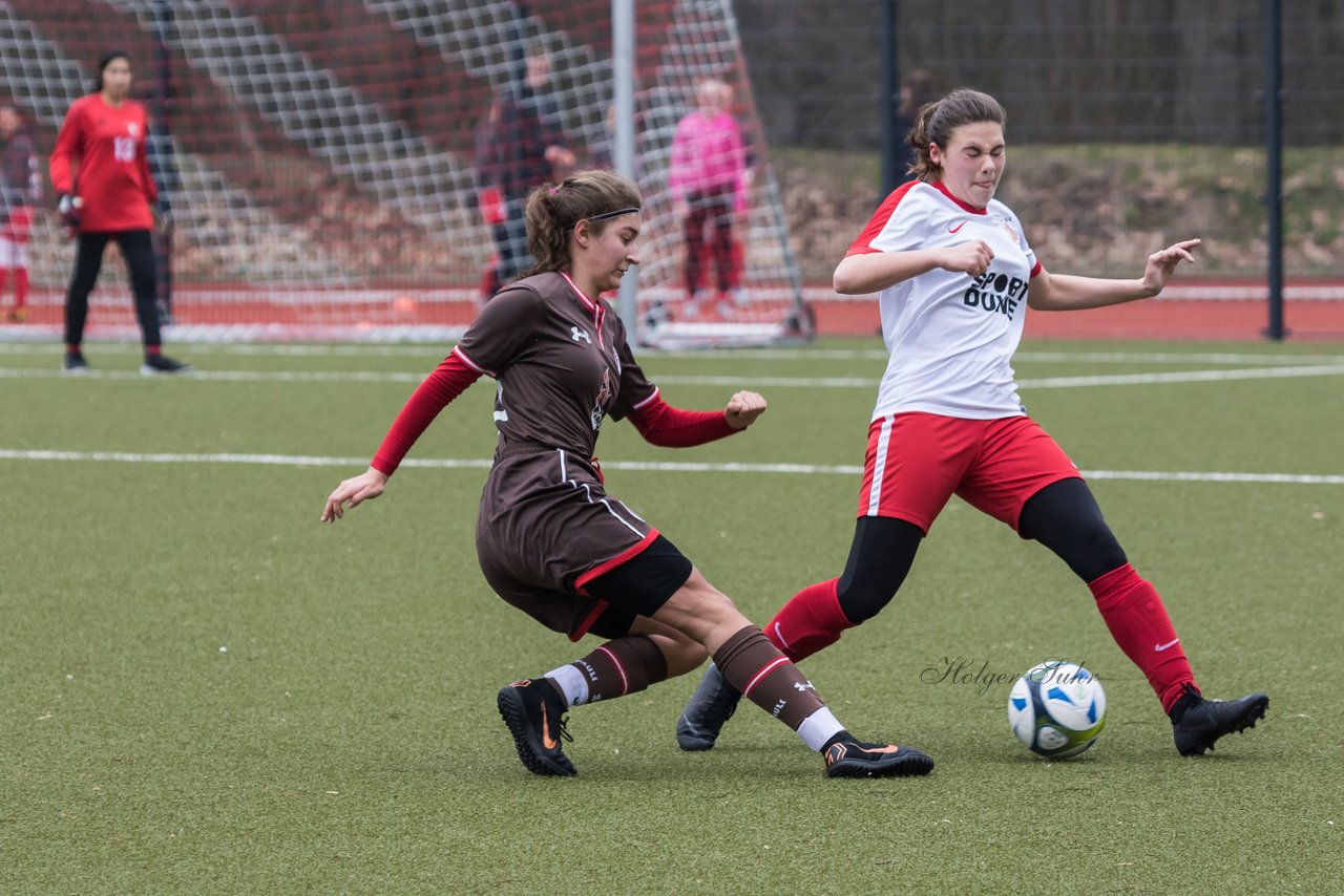 Bild 308 - B-Juniorinnen Walddoerfer - St.Pauli : Ergebnis: 4:1